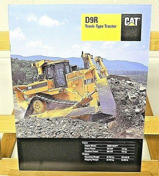 2001 Caterpillar D9r Track Type Tractor Sales Brochure