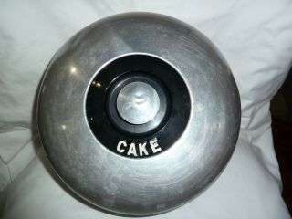 Vintage Kromex Spun Aluminum Cake Lid/cover 1950 