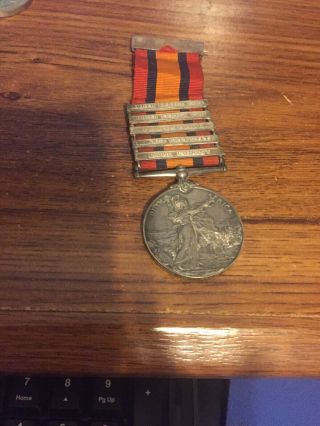 British Boer War South Africa Service Medal Queen Victoria