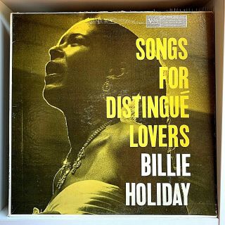 Songs For Distingué Lovers Billie Holiday 1958 Vinyl Verve Records 1st Press