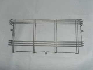 Vintage Hoosier Cabinet Metal Lid Baking Sheet Door Rack 16 1/2 Wide 6 1/2 " Ta