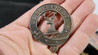 British Army Lovat Scouts Hat Badge Je Suis Prest