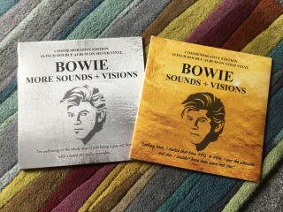 David Bowie Sounds And Visions Double 10 " Vinyl Siver And Gold Ltd Edt