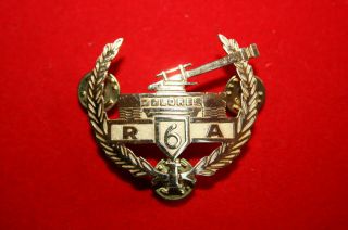 Chile Chilean Military Army 6th Artillery Regiment Dolores Metal Breast Badge