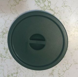 Tupperware 2717 One Touch Canister Coffee Filter Replacement Lid Hunter Green
