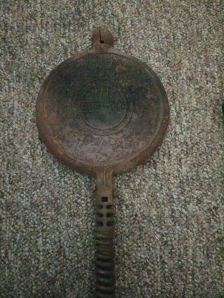 Griswold Cast Iron Waffle Iron Paddles American No.  8 Patt.  No.  151 N No Date