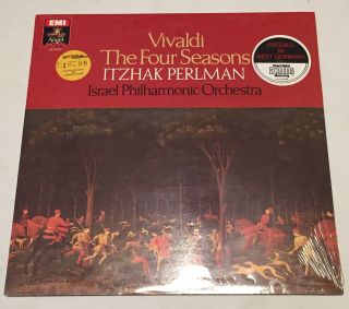 Vivaldi Itzhak Perlman The Four Seasons Israel Philharmonic Orchestra Ds38123 Lp