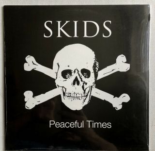 The Skids - Peaceful Times Hand Signed Record Lp Autographed
