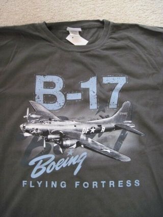 Boeing B - 17 Flying Fortress Wwii Bomber T - Shirt 8th Army Air Force Memphis Belle
