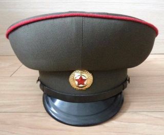 Dprk Kpa Army Korea Korean Uniform Visor Cap Hat (large Size 59)