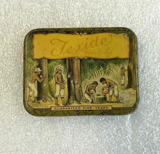 Vintage 1931 Antique Texide Prophylactic Condom Tin