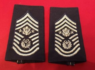 Chief Master Sergeant Of The Air Force (cmsaf) Epaulet E - 9/e - 10 Small Last One