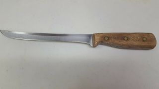 Vintage Chicago Cutlery 66s With Walnut Handle 8 "