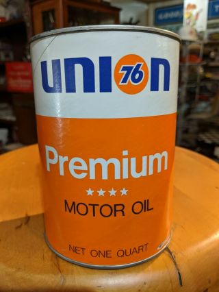 Vintage Union 76 Premium Motor Oil 1 Quart Can One