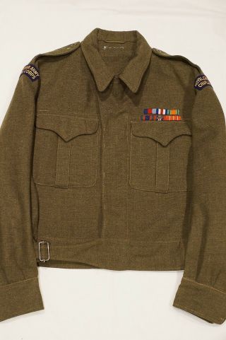 Canadian Rcacc Chaplain Corps Service Battle Dress Uniform 1951 Named Mcritchie