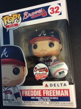 Freddie Freeman 32 Atlanta Braves Mlb Funko Pop Stadium Giveaway