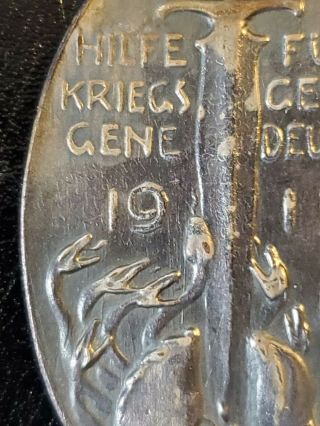 WW1 1915 Medal for German Prisoner of War Aid 3