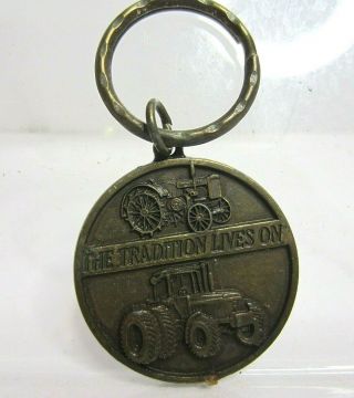 Vintage John Deere Employee Key Chain The Tradition Lives On Tractor