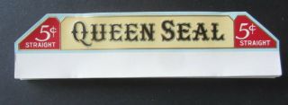 Of 100 Old Vintage - Queen Seal - Cigar Box Labels - Strip