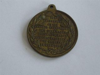 Austro - Hungary Imperial Commemorative Military Medal - Franz Joseph 1892 2