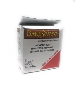 Bakesense Instant Dry Yeast 1 Lb Great For Baking Bread & Pizzas Fast Rising