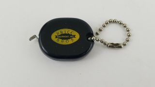 Vintage Price Bros Equipment Wichita Kansas Advertising Tape Rule Keychain U2