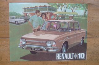 1965 - 67 Renault 10 Built In Canada Brochure