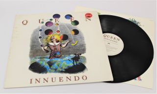 Queen (freddie Mercury) ‘innuendo’ 1991 Vinyl Lp With Inner A2/b1 - H29