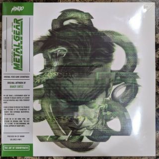 Metal Gear Solid - Ost Video Game Soundtrack Mondo Green Smoke Vinyl 2 Lps -