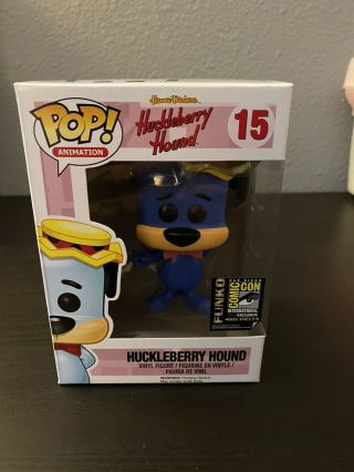 Funko Pop Huckleberry Hound Blue Navy Comic Con Limited Exclusive Sdcc