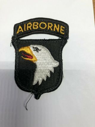 It - 259 Ww2 Us Army 101st Airborne Patch With Tab Off Uniform