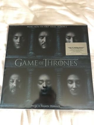 Game Of Thrones Season 6 Limited Edition Coloured Numbered Vinyl