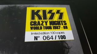 Kiss ‎–crazy night w.  t.  87/88 - 2 x lp ' - coloured 2