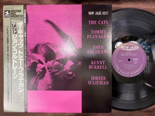 John Coltrane Tommy Flanagan The Cats Prestige Vij - 239 Obi Mono Japan Lp