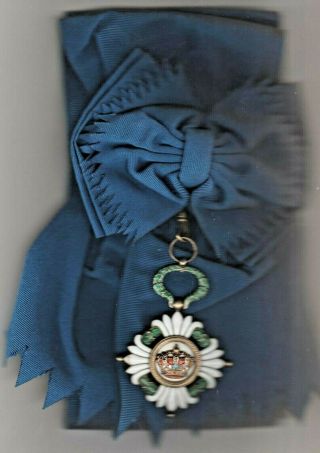 Order Medal Order Of The Yugoslav Crown Grand Cross Sash & Badge