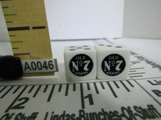 JACK DANIEL ' S WHISKEY OLD NO 7 PLASTIC DICE A0046 2