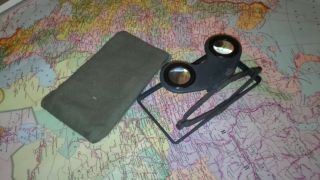 Vintage Soviet Russian Army Stereoscope Viewer Map Reading Military Device 1950