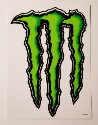 Monster Energy Drink - M - Claw Sticker Decal Large 8 " Glossy -
