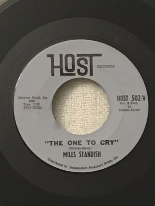 Miles Standish,  " The One To Cry " / " One Time " Teen Girl Group 45 On Host