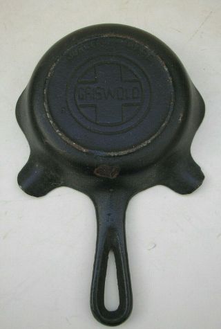 Vintage Griswold Cast Iron Skillet Ashtray Quality Ware