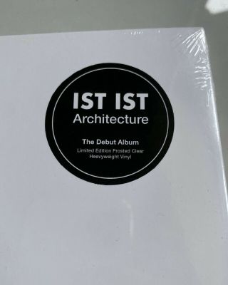 Ist Ist (for Fans Of Idles) “architecture” Frosted Clear Vinyl Lp As