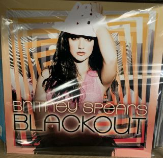 Britney Spears Blackout Vinyl Lp Record Urban Outfitters Exclusive Uo Unsealed