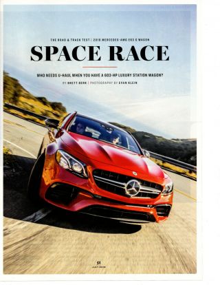 2018 Mercedes - Benz Amg E63 S Wagon Great 7 - Page Article / Ad