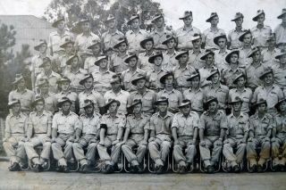 KOREAN WAR ERA PHOTOGRAPH; G COY 1ST BN ROYAL AUSTRALIAN REGIMENT BRISBANE 1954 3