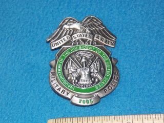 2005 - Presidential Inauguration Us Army Military Police Badge Mp - Obsolete