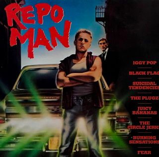 1984 Repo Man Soundtrack Vinyl Album Record Lp Fear Iggy Pop Near