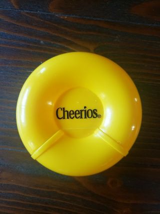 Cheerios Plastic Cereal Container And Buzzbee Scooter Toy Figurine 2