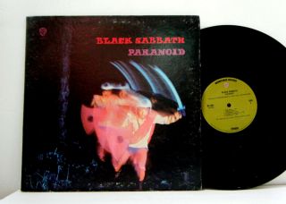 Black Sabbath Lp Paranoid 1970 Warner Brothers Ozzy Osbourne Vinyl