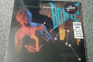 David Bowie Lets Dance Blue Vinyl HMV limited edition 1500 produced and seal 2