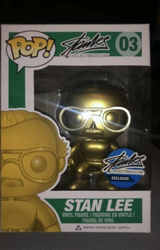 Nycc Exclusive Gold Stan Lee